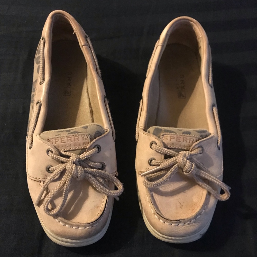 Cheetah print Sperrys